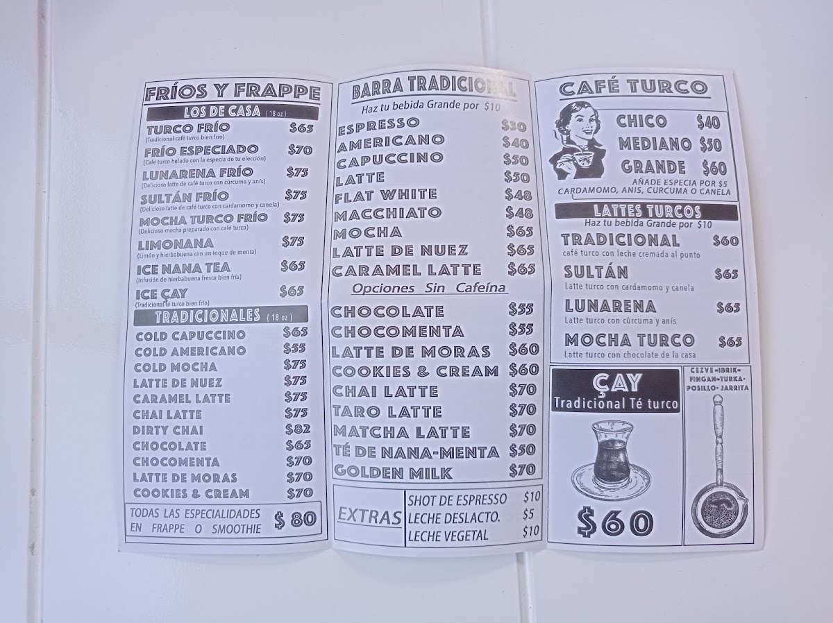 Lunarena Cafe Condesa Menu - Image 1